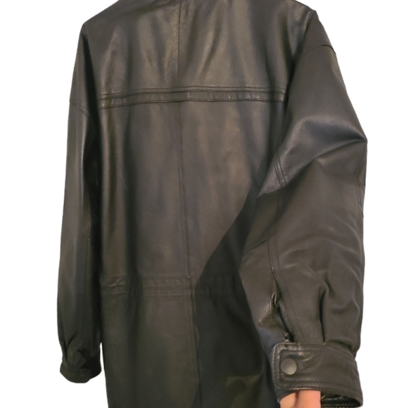 RARE Vintage 100% Leather Jacket - Picture 7 of 10